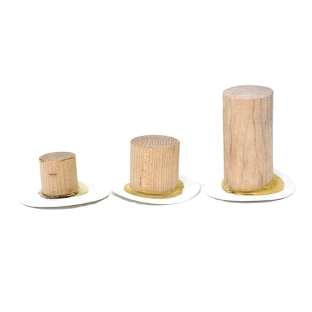 Buckaroos 1 Wood Plug 500/Ctn, PK500 W10